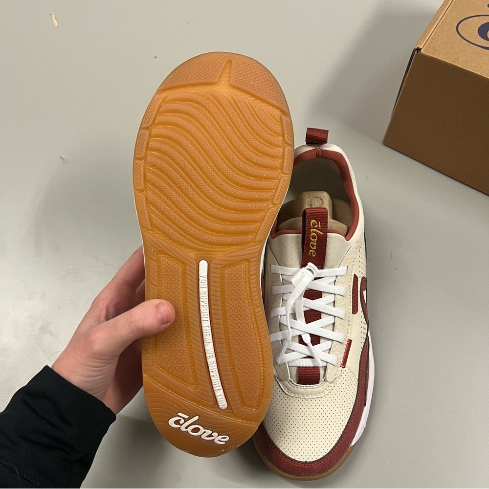 NIB Clove Strada Sneaker In Sand and Terra Cotta Multi Sizes - Picture 5 of 16